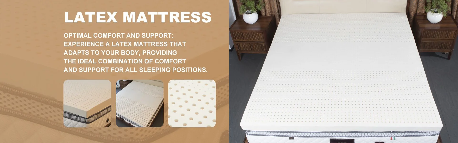 Massering latex matras