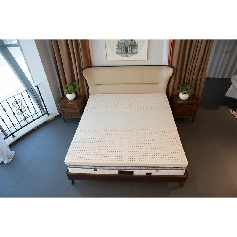 Koningin grootte 7-sone plat latex-matras
